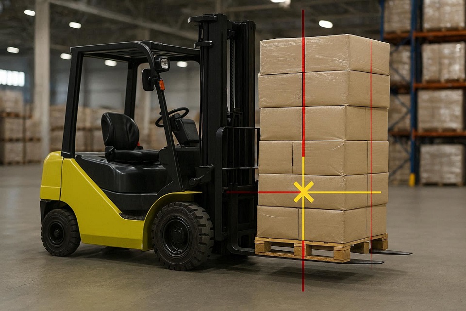 مرکز ثقل لیفتراک چیست و چگونه بر ایمنی و پایداری آن تأثیر می‌گذارد؟